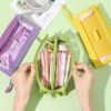 Multi Layer Clear PVC Pencil Case