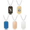 Men&#039;s Dog Tag Pendant Necklace