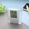 LCD Desktop Smart Alarm Clock Pen Holder