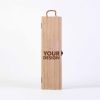 Custom Wooden Single Wine Bottle Gift Box