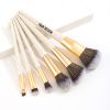 6 Pcs Biodegradable Wheat Straw Makeup Brush Set