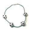 LED Soccer Ball Bead Necklace