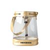 Gold Clear PVC Drawstring Gift Bag