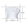 Chef Hat Adults Adjustable Elastic Band