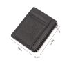 Mini Leather Zipper Card Wallet