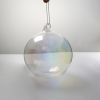 12cm Clear Hanging Glass Ball