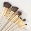 6 Pcs Biodegradable Wheat Straw Makeup Brush Set