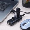 Custom 4 Port USB 2.0 External HUB Adapter