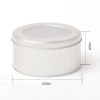 Round Metal Tins Canister With Window Top Lid