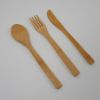 3 Pcs Bamboo Cutlery Set