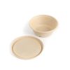 Round Biodegradable Food Bowl With Lid