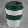 12oz. Plastic Coffee Cup With Silicone Sleeve