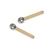 Wood Handle Metal Eye Roller Massage Stick