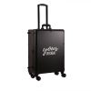 LED Rolling Travel Makeup Case