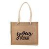 Jute Shopping Tote Bag