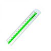 6 Inch Color Cente Aluminum Alloy Ruler