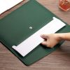 PU Leather A4 Document File Folder