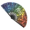 Fluorescent Folding Hand Fan