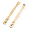 Bamboo Back Scratcher With Massage Rollers