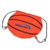 Basketball Shaped Drawstring Backpack