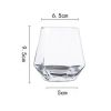 10 oz. Hexagonal Geometric Drinking Glass