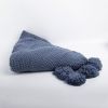 Knitted Throw Blanket ...