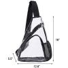 Stadium Approved Clear PVC Sling Bag