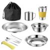 Stainless Steel Camping Dish Set