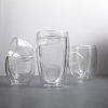 15 oz. Clear Double Wall Drinking Glass