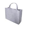 Big Felt Tote Bag With Button