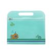 Clear Zippered Reclosable Pouch With Die Cut Handle