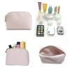 Lightweight Small Leather Cosmetic Bag