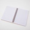 Hardcover Spiral Noteook With Glitter Ballpoint Pen