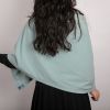 Solid Color Button Shawl