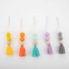 Car Essential Oil Tassel Diffuser With Felt Ball