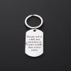 Personalized Engraved Stainless Steel Keychain