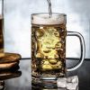 1L Large Capacity Glass Beer Mug