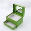 2 Layers Paper Jewelry Box With Mirror