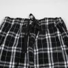 Plaid Drawstring Lounge Pants