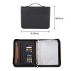 Zippered Leather 4 Rin...