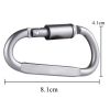 D Shaped Carabiner