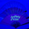 Glow Disco Folding Hand Fan