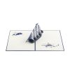 Creative 3D Sailing Boat Greeting Card