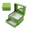 2 Layers Paper Jewelry Box With Mirror