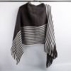 Women Cotton Tassel Poncho