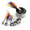 10Pcs Stainless Steel Measuring Spoons Set