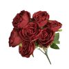 9 Pcs Artificial Rose ...