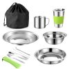 Stainless Steel Camping Dish Set