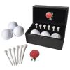 Golf Ball Set With Leather Box