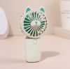 Factory Small Portable Cute Pet USB Charging Silent Gift Mini Desktop Wholesale Handheld Rechargeable Electric Fan